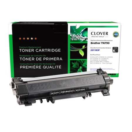 Clover Imaging Group Remanufactured Toner Cartridge For Brother TN730 201183P